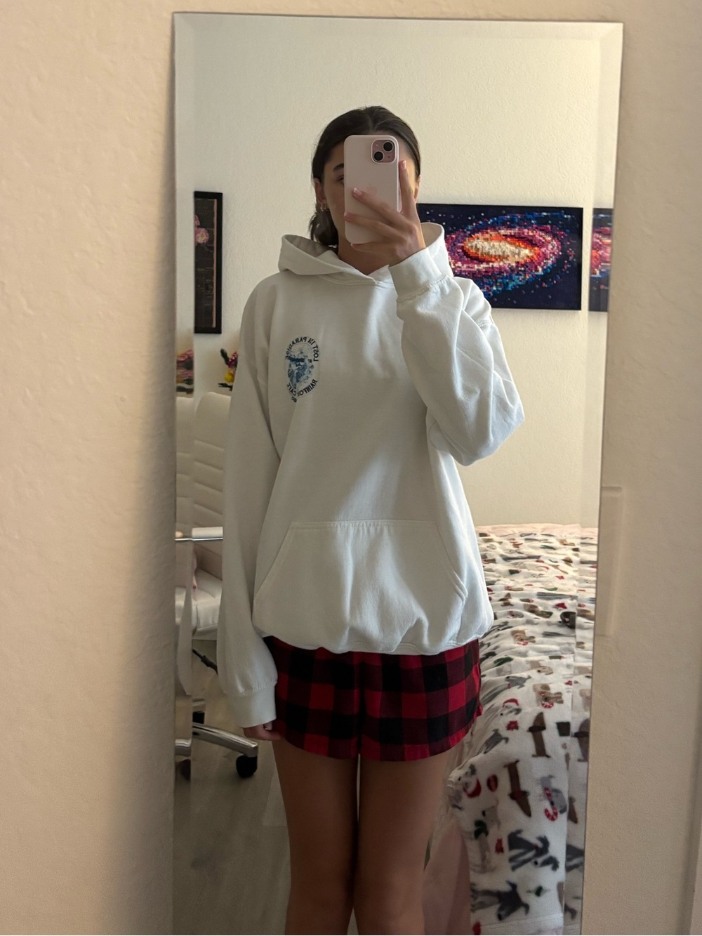 Classic Disney Rainforest Cafe White Hooded Sweatshirt